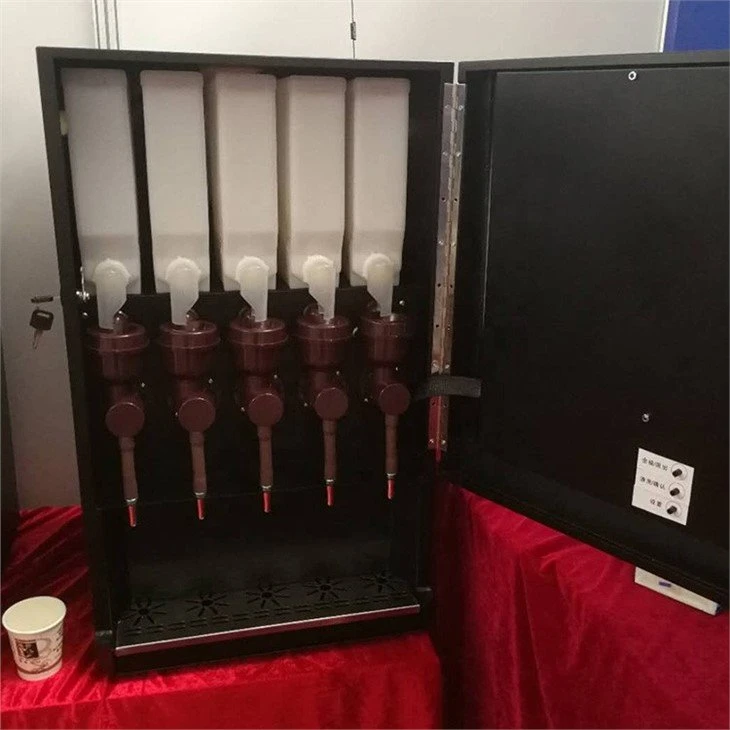 coffee vending machine inside